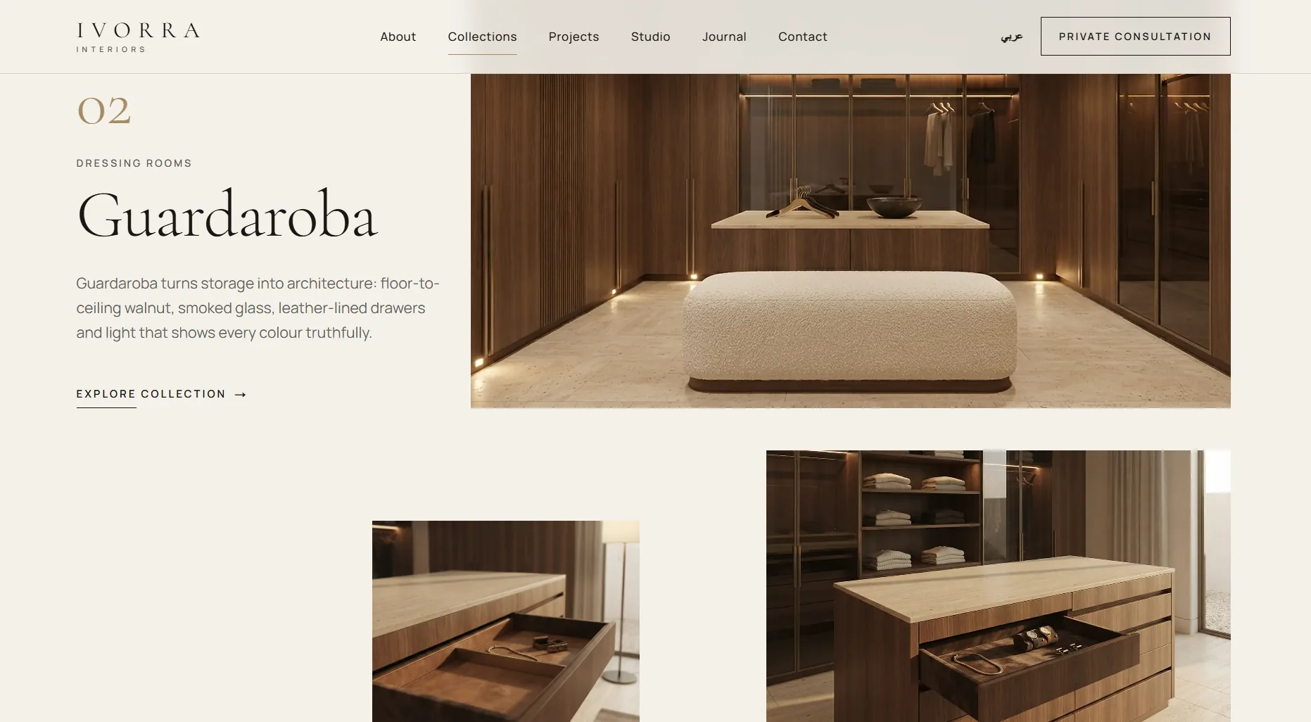 Ivorra Interiors — Luxury Design Studio — Selling materials, not just furniture