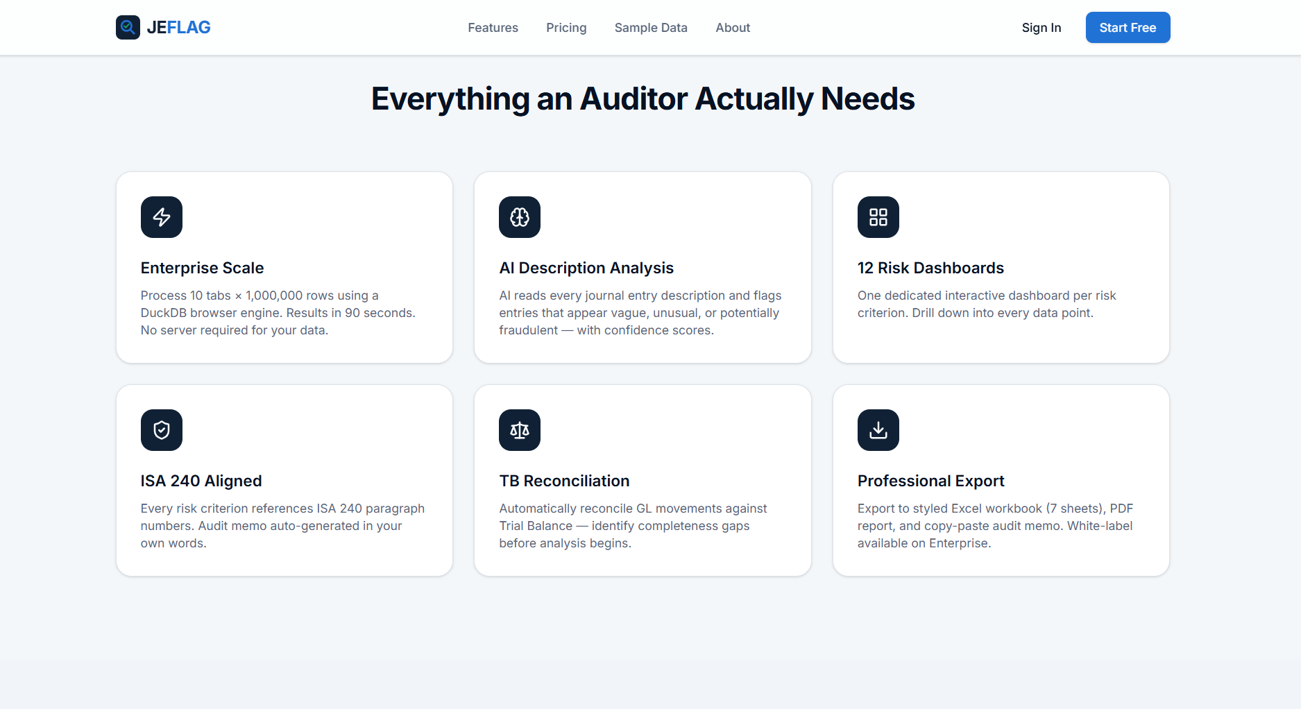 JEFlag — Audit SaaS screenshot 3