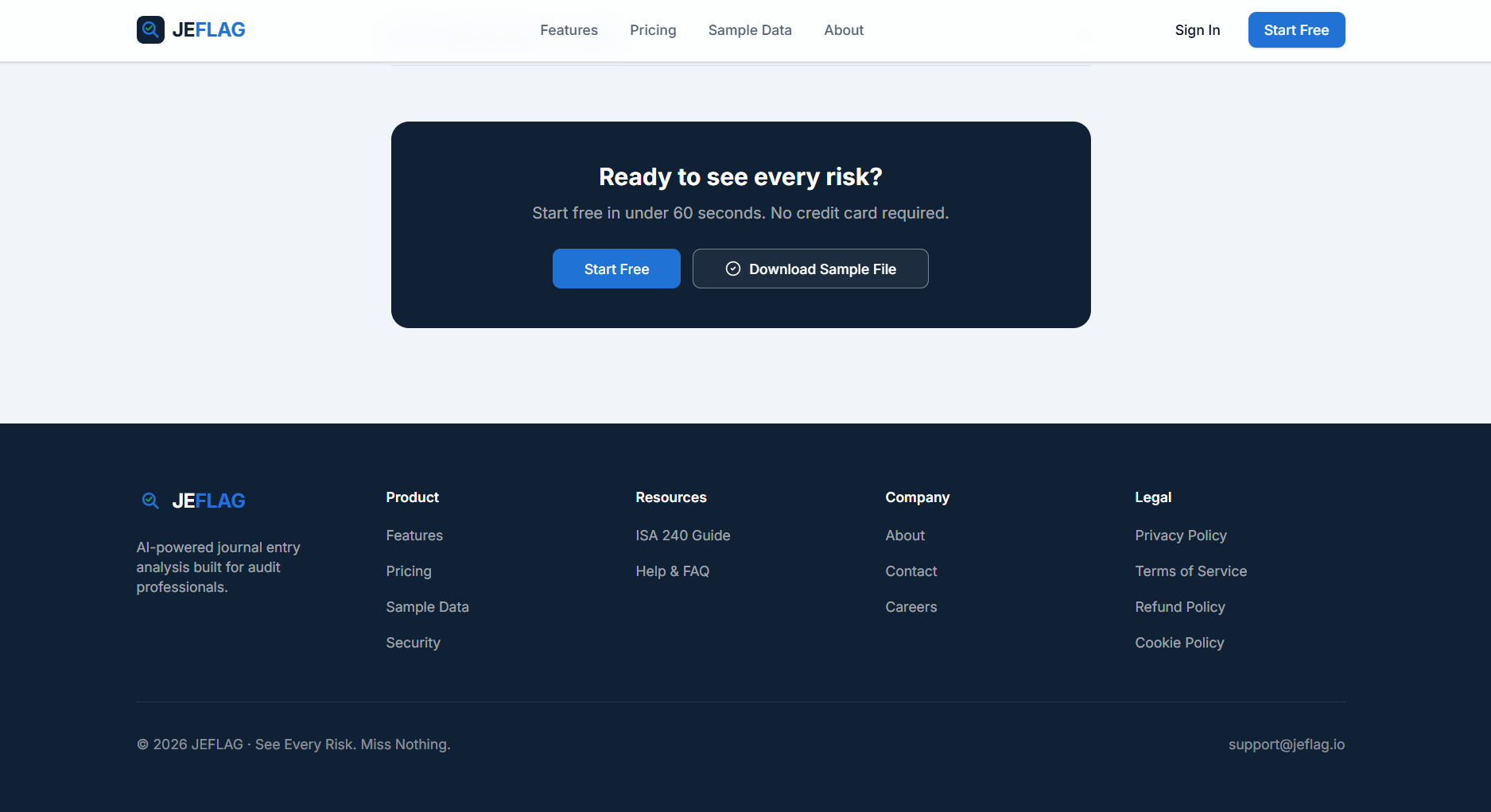 JEFlag — Audit SaaS screenshot 4