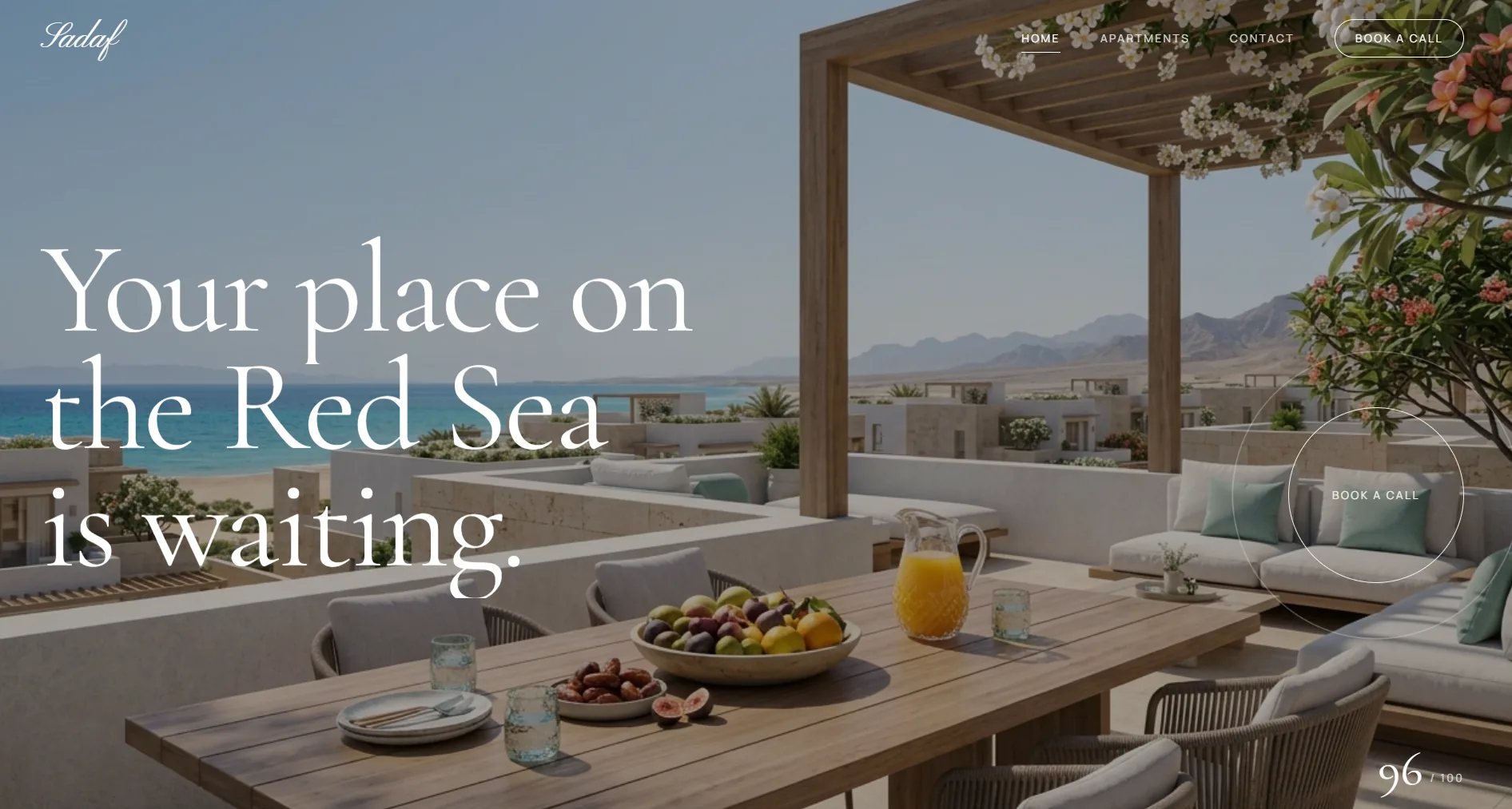 Sadaf — Red Sea Residences — A closing invitation with one clear action